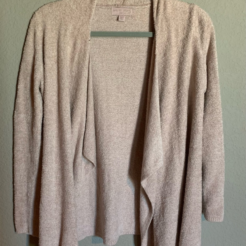 Barefoot Dreams Cream Cardigan Sweater